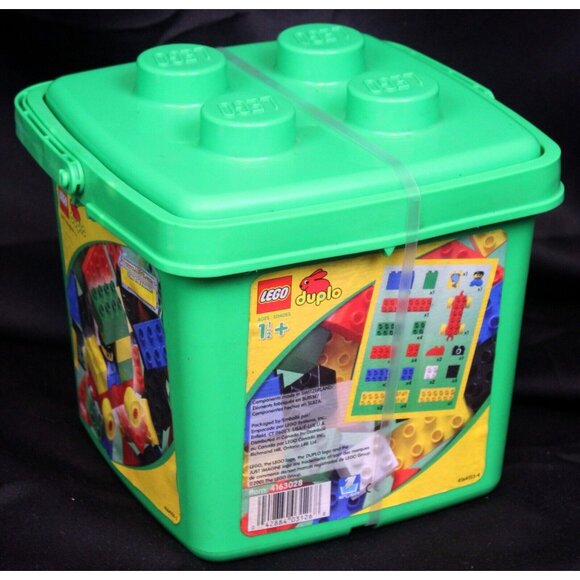 40 Pc 2001 Lego Duplo Baby Preschool Building Toy 3126 Container Bin Storage - Picture 3 of 8